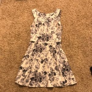 Black and white dress